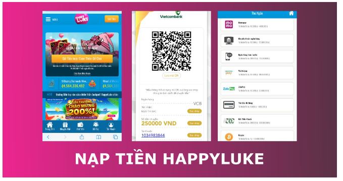 Gửi tiền Happyluke | Phương thức nhanh chóng và an toàn để tham gia sòng bạc trực tuyến